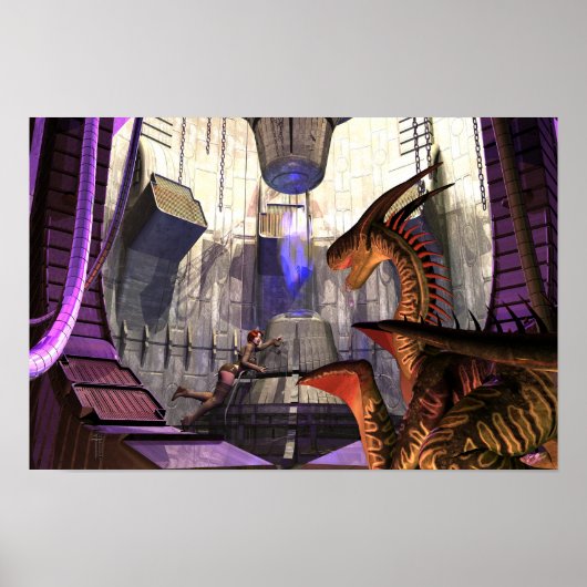 Poster d'impression d'art près de la fin de la cha (Devant)