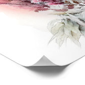 Poster d'impression d'Art rose Astilbe (Coin)
