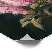 Poster d'impression d'Art rose Astilbe (Coin)