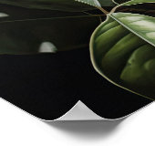Poster d'impression d'art rose Gardenias (Coin)