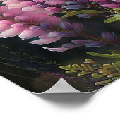 Poster d'impression d'art rose Lupine (Coin)