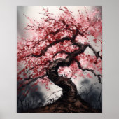 Poster d'impression d'art Sakura Cherry Tree (Devant)