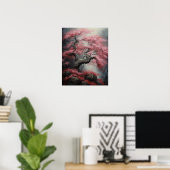 Poster d'impression d'art Sakura Cherry Tree (Bureau à domicile)