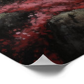 Poster d'impression d'art Sakura Cherry Tree (Coin)
