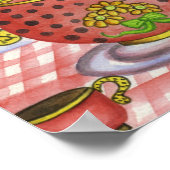 Poster d'impression d'Art Teapot Cat (Coin)