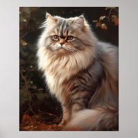 Poster d'impression de chats en persan