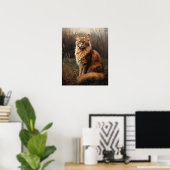 Poster d'impression de chats somaliens mous (Bureau à domicile)