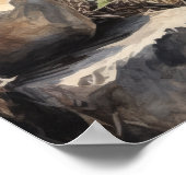 Poster d'impression de Dog Art Rottweiler (Coin)