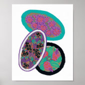 poster d'impression de fleurs botaniques EA Séguy (Devant)