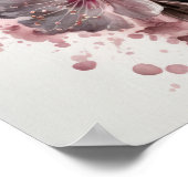 Poster d'impression de fleurs de cerisier (Coin)