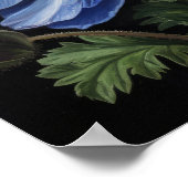 Poster d'impression de l'affiche bleu (Coin)