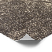 Poster d'impression de lapin vintage (Coin)