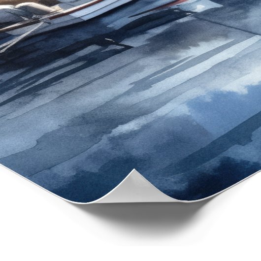 Poster d'impression de l'art côtier du phare (Coin)