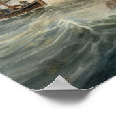 Poster d'impression de l'art côtier du phare (Coin)