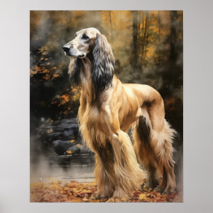 Poster d'impression de l'Art de chien de chien de