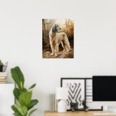 Poster d'impression de l'Art de chien de chien de (Bureau à domicile)