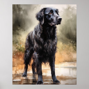 Poster d'impression de l'art de chien de l'outil d