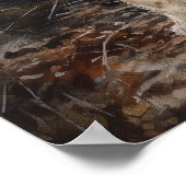 Poster d'impression de l'art de Chien Espagnol (Coin)