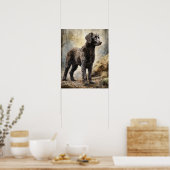 Poster d'impression de l'art de chien Retriever re (Cuisine)