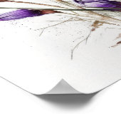 Poster d'impression de l'art de fleurs de crocus v (Coin)