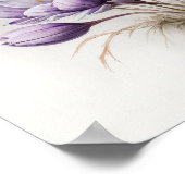 Poster d'impression de l'art de fleurs de crocus v (Coin)
