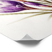 Poster d'impression de l'art de fleurs de crocus v (Coin)