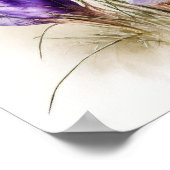 Poster d'impression de l'art de fleurs de crocus v (Coin)