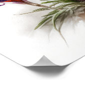 Poster d'impression de l'art de fleurs de crocus v (Coin)