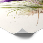 Poster d'impression de l'art de fleurs de crocus v (Coin)