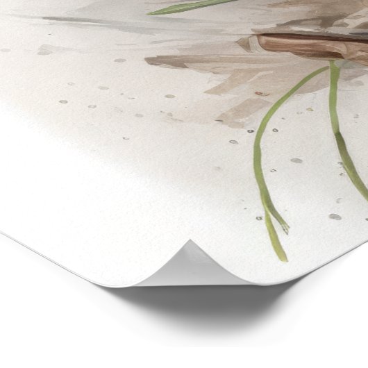 Poster d'impression de l'art de fleurs de crocus v (Coin)