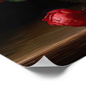Poster d'impression de l'art de la Camellia rouge (Coin)