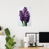 Poster d'impression de l'art de la floraison viole (Bureau à domicile)