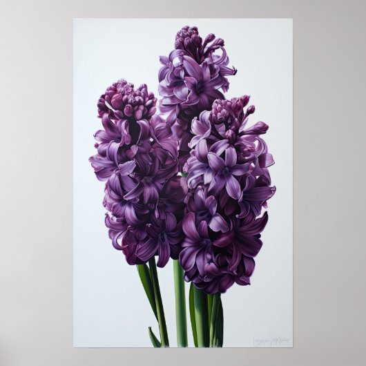 Poster d'impression de l'art de la floraison viole (Devant)