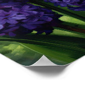 Poster d'impression de l'art de la floraison viole (Coin)