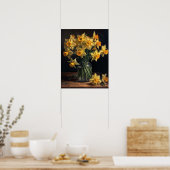 Poster d'impression de l'art de la jonquille jaune (Cuisine)