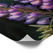 Poster d'impression de l'art de la lupine violette (Coin)