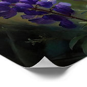 Poster d'impression de l'art de la lupine violette (Coin)
