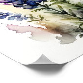 Poster d'impression de l'art de la lupine violette (Coin)