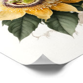 Poster d'impression de l'art de la Passion Jaune (Coin)