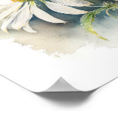 Poster d'impression de l'art des Confleurs blancs (Coin)