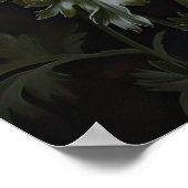 Poster d'impression de l'art des fleurs d'anémones (Coin)