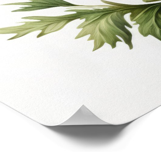 Poster d'impression de l'art des fleurs d'anémones (Coin)