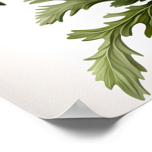 Poster d'impression de l'art des fleurs d'anémones (Coin)