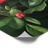 Poster d'impression de l'art des fleurs de Gardeni (Coin)