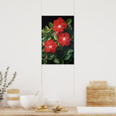 Poster d'impression de l'art des fleurs de Gardeni (Cuisine)