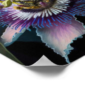 Poster d'impression de l'art des fleurs de mauve-p (Coin)
