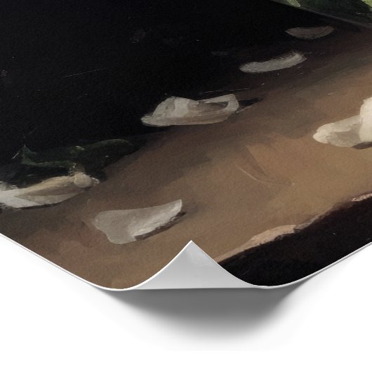 Poster d'impression de l'art des fleurs de Snapdra (Coin)