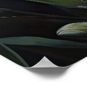 Poster d'impression de l'art des fleurs de tulipes (Coin)