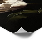 Poster d'impression de l'art des fleurs de tulipes (Coin)