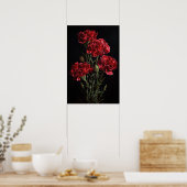 Poster d'impression de l'art des fleurs des oeille (Cuisine)